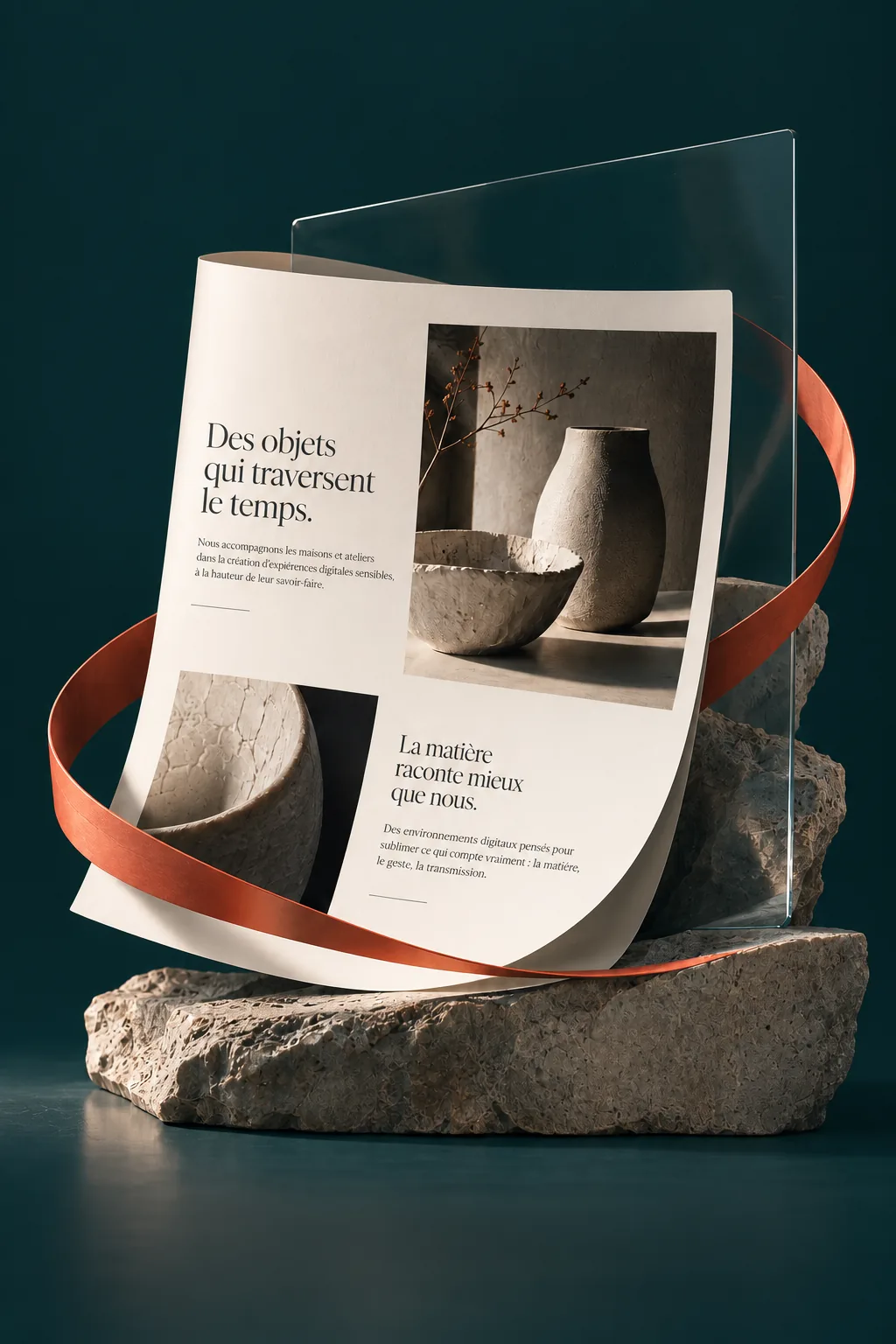 Sculpture et interfaces en composition, démonstrateur artistique du studio.